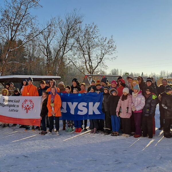 Latvijas Speciālās Olimpiādes sacensības skriešanā ar sniega kurpēm