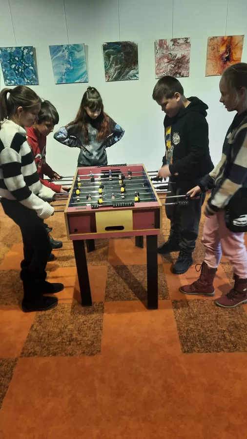 Nodarbība bibliotēkā