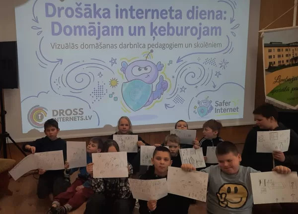 Ķeburošanas aktivitāte par drošību internetā