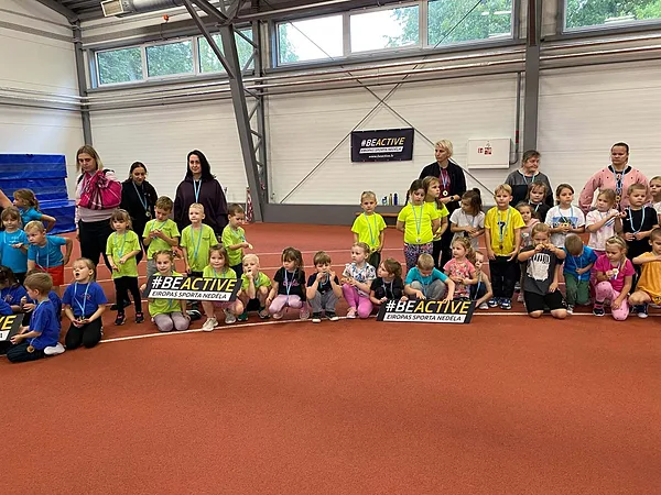 "BEACTIVE DAY 2026" sporta aktivitāte pirmsskolas bērniem